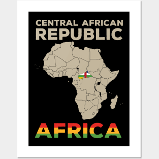 Central African Republic-AFRICA Posters and Art